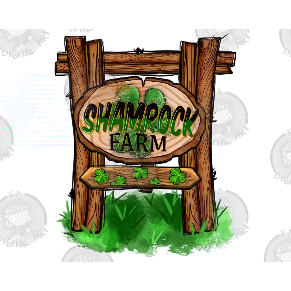 Shamrock farm png sublimation design download, Happy St. Patricks Day png, shamrock png design, Irish Day png, sublimate designs download.jpg