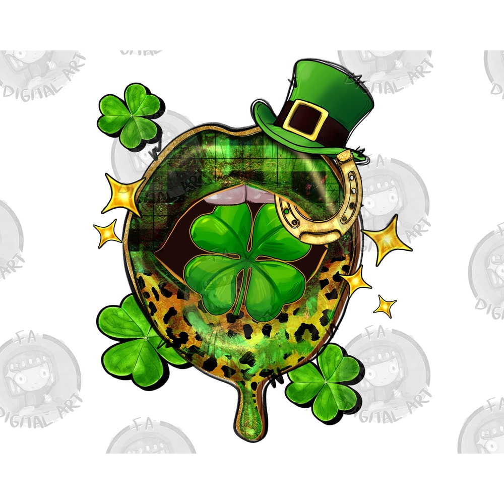 St. Patrick's Day lip png sublimation design download, St. Patricks Day png, Irish Day png, western lip png, sublimate designs download.jpg