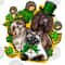 St. Patrick's Day pets png sublimation design download, St. Patricks Day png, Irish Day png, lucky animals png, sublimate designs download.jpg