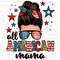 All American Mama messy bun png sublimation design download, messy bun png, 4th of July png, USA messy bun png, sublimate designs download.jpg
