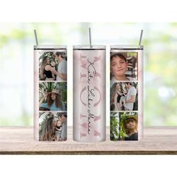 personalized photo collage tumbler for mom, customized family photo tumbler, keepsake gift for mom, tumbler photo gift f