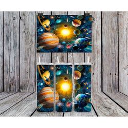 20 or 30oz tumbler | skinny | straight | universe | planets | straight | cool | gift | space | galaxy
