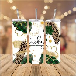 20 or 30oz tumbler | st pattys day| st patricks day | shamrock | sublimation | straight | skinny | double walled | lucky