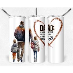 best dad ever 20oz skinny tumbler, father's day tumbler, father's day gift, gift from kids, gift from wife