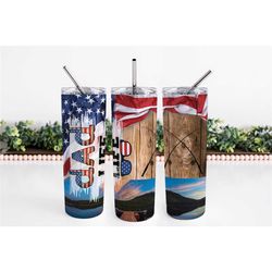 dad life 20oz fishing skinny tumbler, father's day tumbler, father's day gift, fishing cup