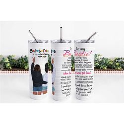 personalized , 20oz best friend skinny tumbler, best friend gift, bestie gift, bestie, friendship tumbler
