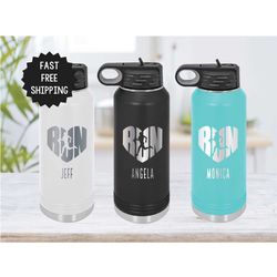 runner tumbler, 32 oz running water bottles, running gifts, runner gift, track coach gift, cross country gift, cross cou