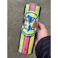 america tumbler, skinny tumbler, 20oz tumbler, travel coffee mug, aguilas tumbler