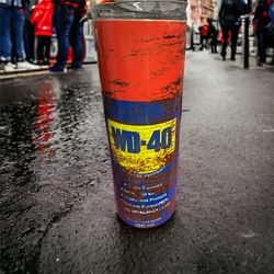 wd40 rusty can inspired stainless steel drink tumbler | skinny 20oz tumbler | gift for him | hot and cold drinks | insul