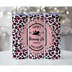 cupid tumbler with a touch of love, unique valentine's day gift, cupid's crafted drinkware for passionate sipping
