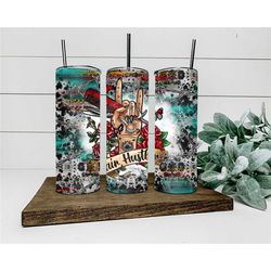 hair hustler tumbler / hairdresser drinkware / plastic straw tumbler / hairdresser gift drinkware / unique gift