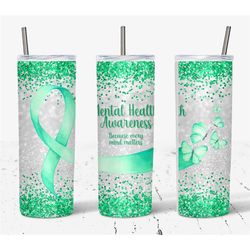 mental health awareness 20-ounce skinny tumbler