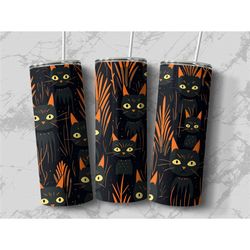 halloween custom tumbler, tumbler cup, cup with straw, 20 oz stainless steel with lid, skinny tumbler, perfect gift