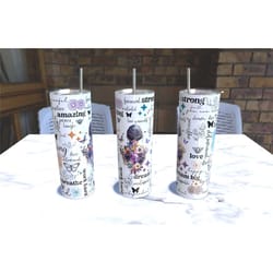 20oz positive affirmations tumbler