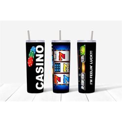 slot machine casino tumbler