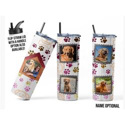 pet photo gift for dog mom, custom pet gift, dog photo tumbler, dog mom tumbler, pet loss gifts, pet memorial gift, pet