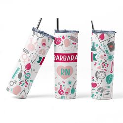 custom nurse tumbler, personalized gift for nurse, registered nurse gift, gift for rn, for nurse, personalized rn mug, c