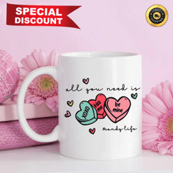 all you need is xoxo kiss me be mine valentines day mug, valentines day ideas, best valentines gifts