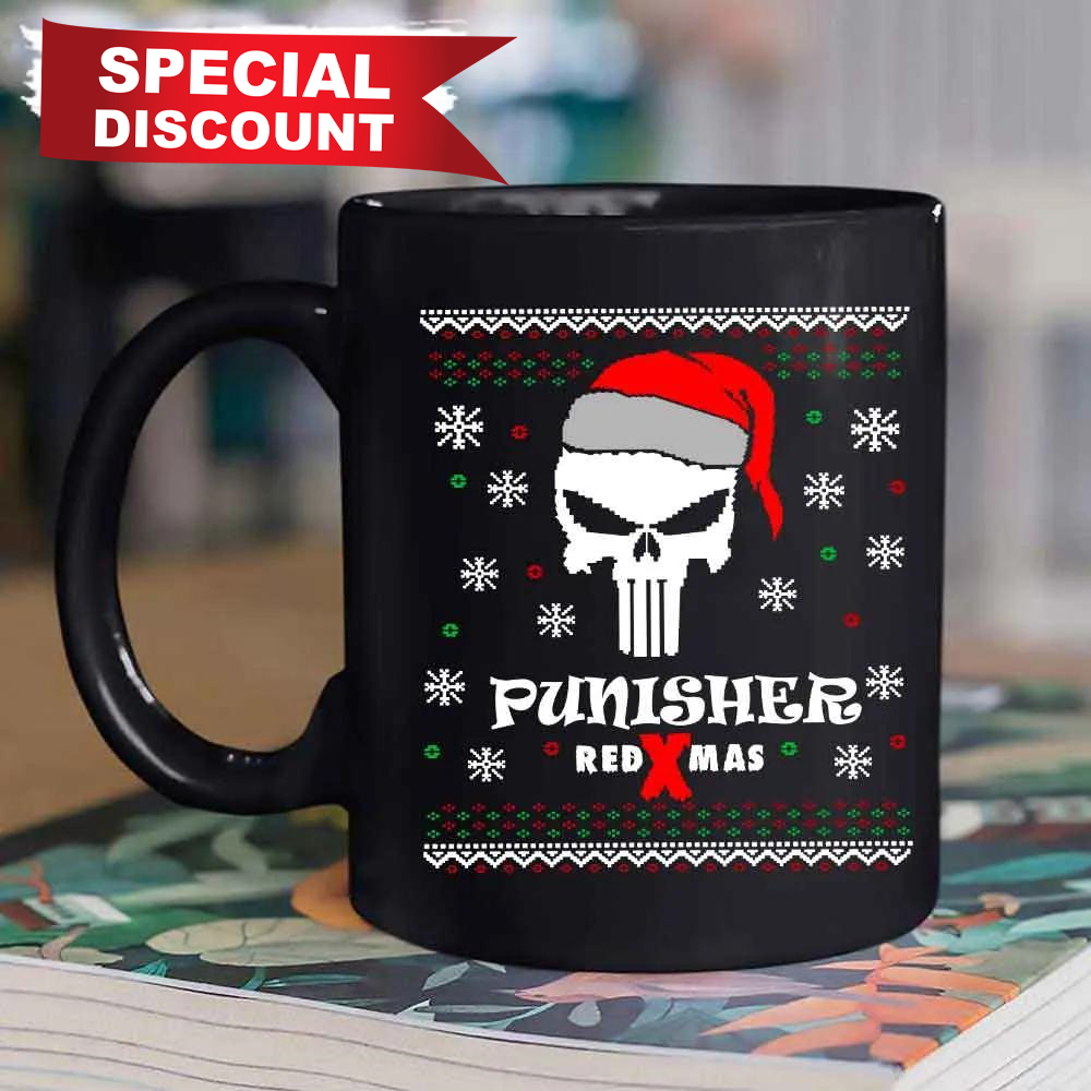 Best Christmas Gifts Punisher Red Xmas For Mug, Size 11Oz & 15Oz, Merry Christmas, Happy Holidays - Prinvity.jpg