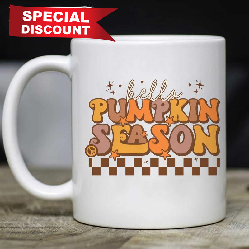 Hello Halloween Pumpkin Season Mug, Size 11oz & 15oz.jpg