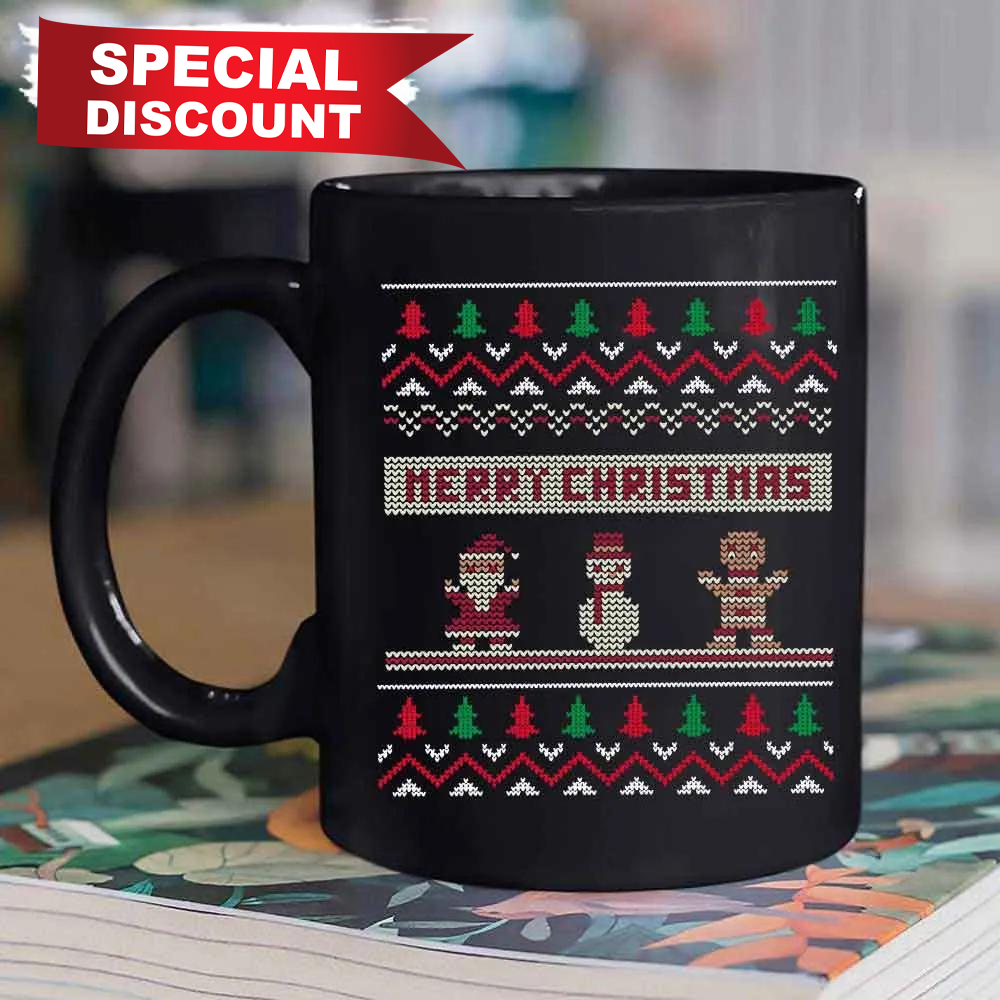 Merry Christmas Santa Snowman Mug, Size 11oz &15oz, Best Christmas Gifts For 2022, Happy Holidays - Prinvity - Prinvity.jpg