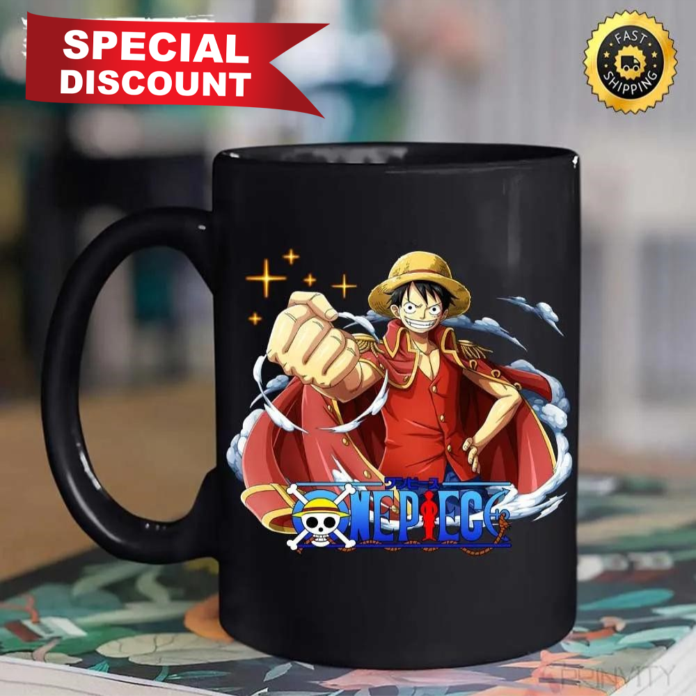 Monkey D.Luffy One Piece The King Of The Pirates Mug, Size 11oz & 15oz, One Piece Manga Anime, Best Gifts For One Piece Fan, Luffy, Sanji, Nico Robin, Yamato, R