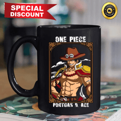 portgas d ace one piece anime mug, the king of the pirates, one piece manga, best gifts