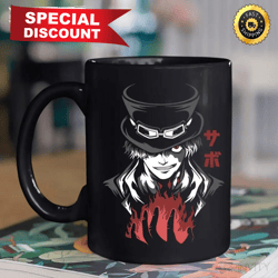 sabo one piece anime mug, the king of the pirates, one piece manga, best gifts for one piece fan
