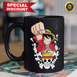 the king of the pirates luffy anime one piece mug, one piece manga, best gifts for one piece fan