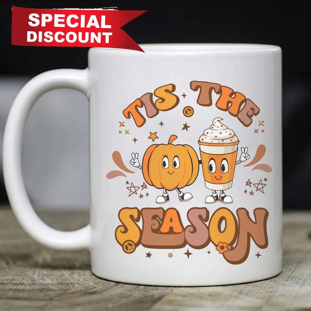 Tis The Season Halloween Pumpkin Mug Size 11oz &15oz.jpg