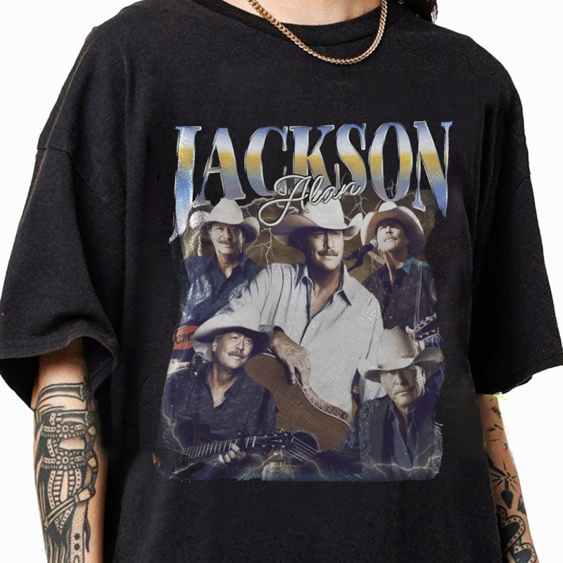 Alan Jackson 90s Vintage Shirt, Alan Jackson Bootleg Shirt, Alan Jackson Tee, Shirt, Tee, Merch 1.jpg