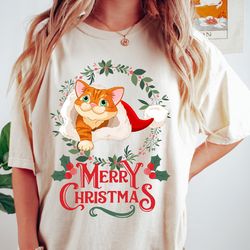 catmas tshirt,christmas cat shirt,merry christmas,meowy christmas,merry and bright,cat lover gift,ca
