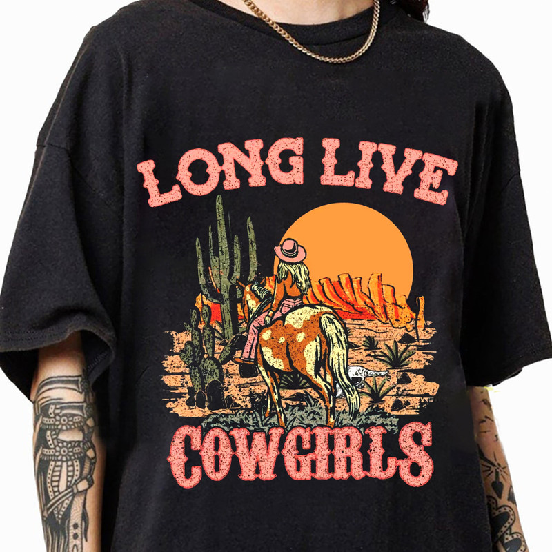 Comfort Colors Long Live Cowgirls Tshirt,Retro Shirt,Western Sublimations Shirt,Rodeo Fashion Tee,Cowgirl Shirt,Western Shirt,Country Girl 1.jpg