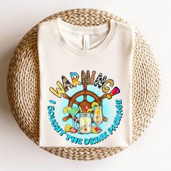 drink package shirt,warning i bought the drink package shirt,cruise shirts, girls cruise,family crui