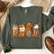 Fall Coffee Sweatshirt, Cute Halloween Fall Shirt, Mouse Ears Coffee Lover Shirt, Pumpkin Spice Latte Drink Cup,PSL Lover,Thanksgiving Shirt.jpg