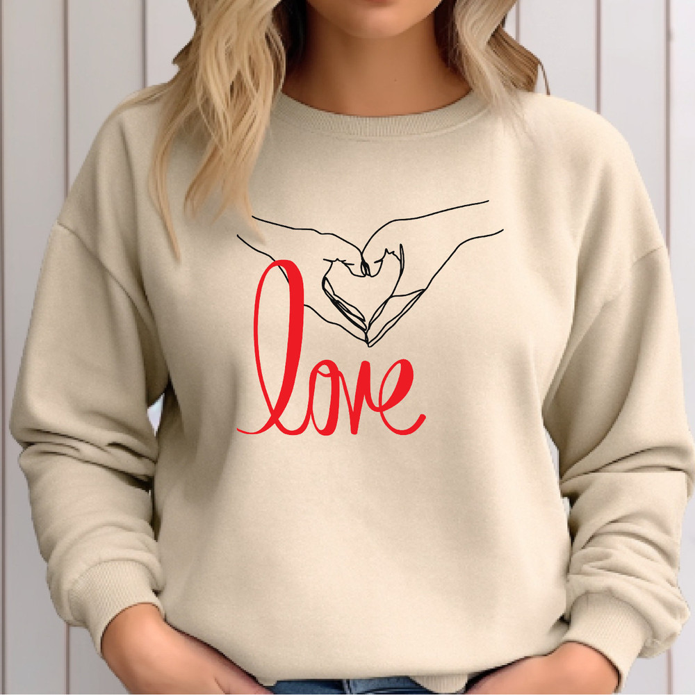 Hands with heart Shirt, Valentine Shirt, Valentines Day Gift,Love Sweatshirt,Gifts for Wife,Gifts for Her, Gifts for Girlfriend.jpg