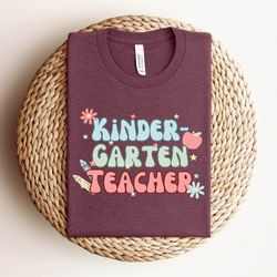 Kindergarten Shirt, Back To School Shirt, Kindergarten Leopard Shirt, Teacher Life Shirt, First Grad