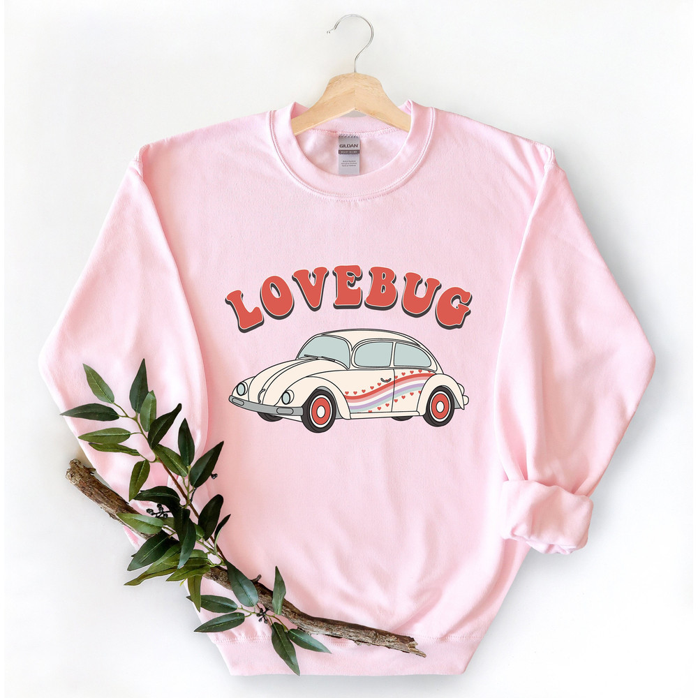 Lovebug Sweatshirt, Retro Valentines Day Sweatshirt, Valentines Day Shirt, Funny Fries Sweatshirt, Valentines Day Shirt, Valentines Day Gift.jpg