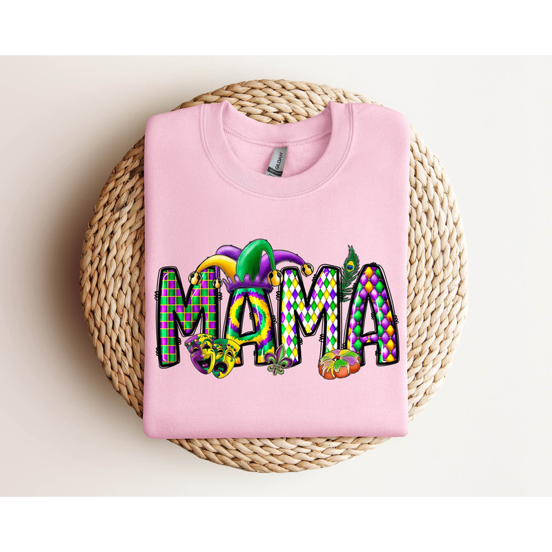 Mama Mardi Gras Sweatshirt Hoodie, Mardi Gras Shirt, This Girl Needs A Drink, Mardi Grass Festival Shirt, New Orleans Shirt,Mama Gift.jpg