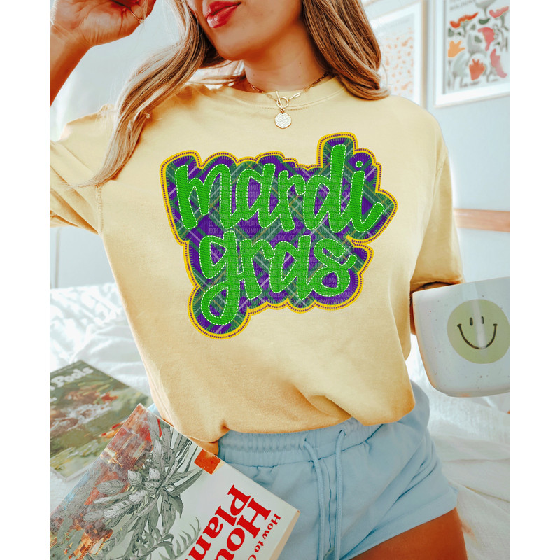 Mardi Gras FAUX embroidery shirt, New Mardi Gras 2024.jpg