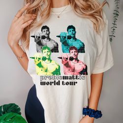 matt rife world tour tee, problematic tour shirt, matt rife fan tshirt, matt rife neon