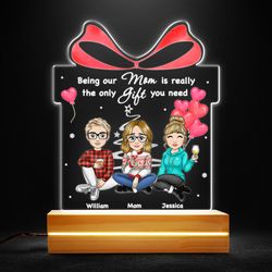 being your children only gift you need personalized led night light, personalized gift, gift for lover