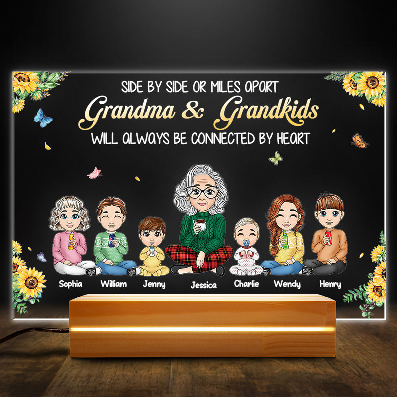 Grandma And Grandkids Connected By Heart Personalized Led Night Light.jpg