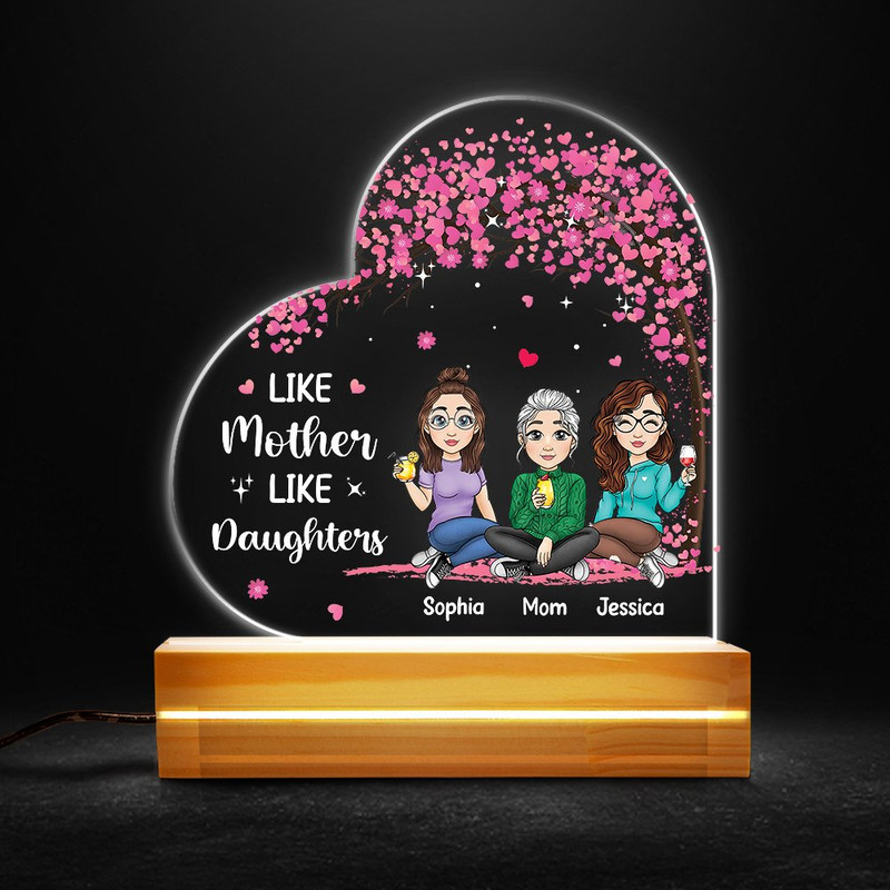 Like Mother Like Daughter Heart LED Night Light.jpg