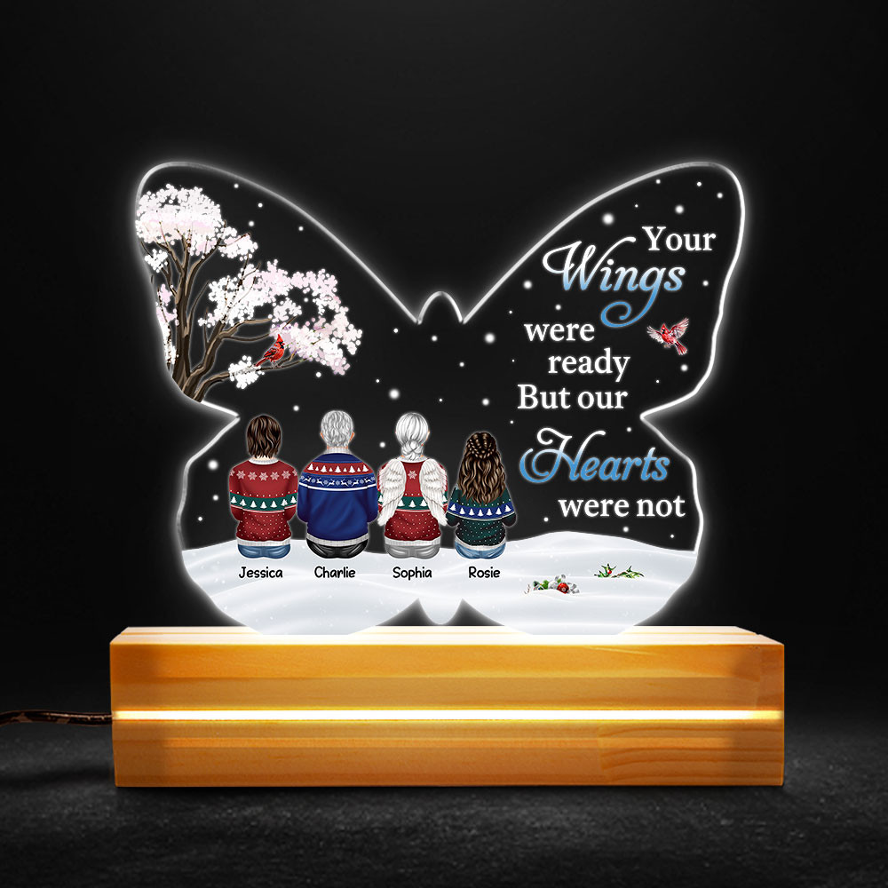 Memorial of Loved One Angel Wings Shaped Personalized Led Night Light.jpg