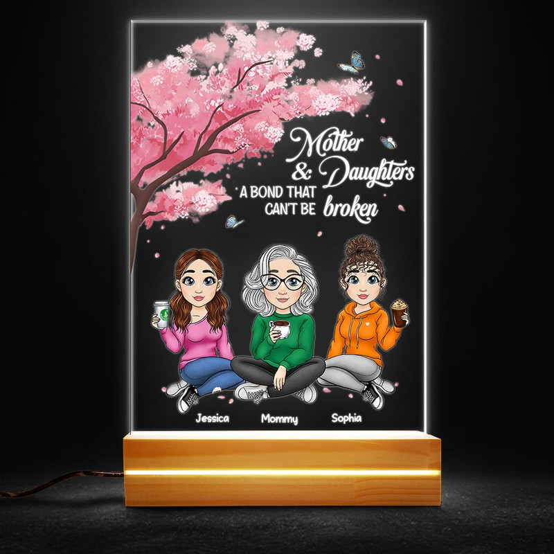 Mom & Daughter Bond That Can't Be Broken Personalized LED Night Light.jpg