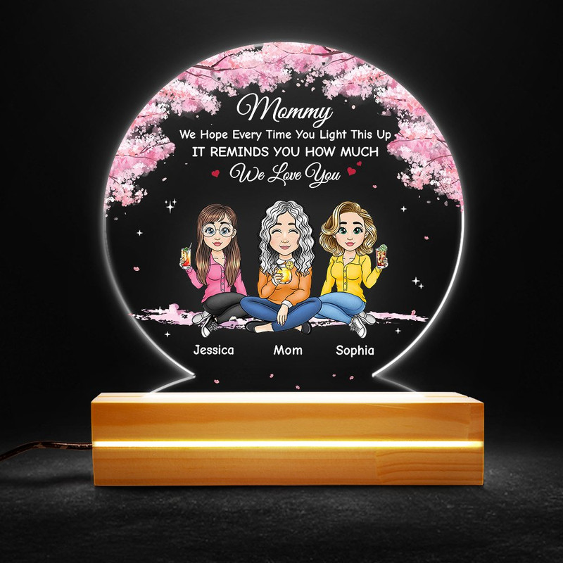 Mom & Daughter Under The Tree Personalized LED Night Light.jpg