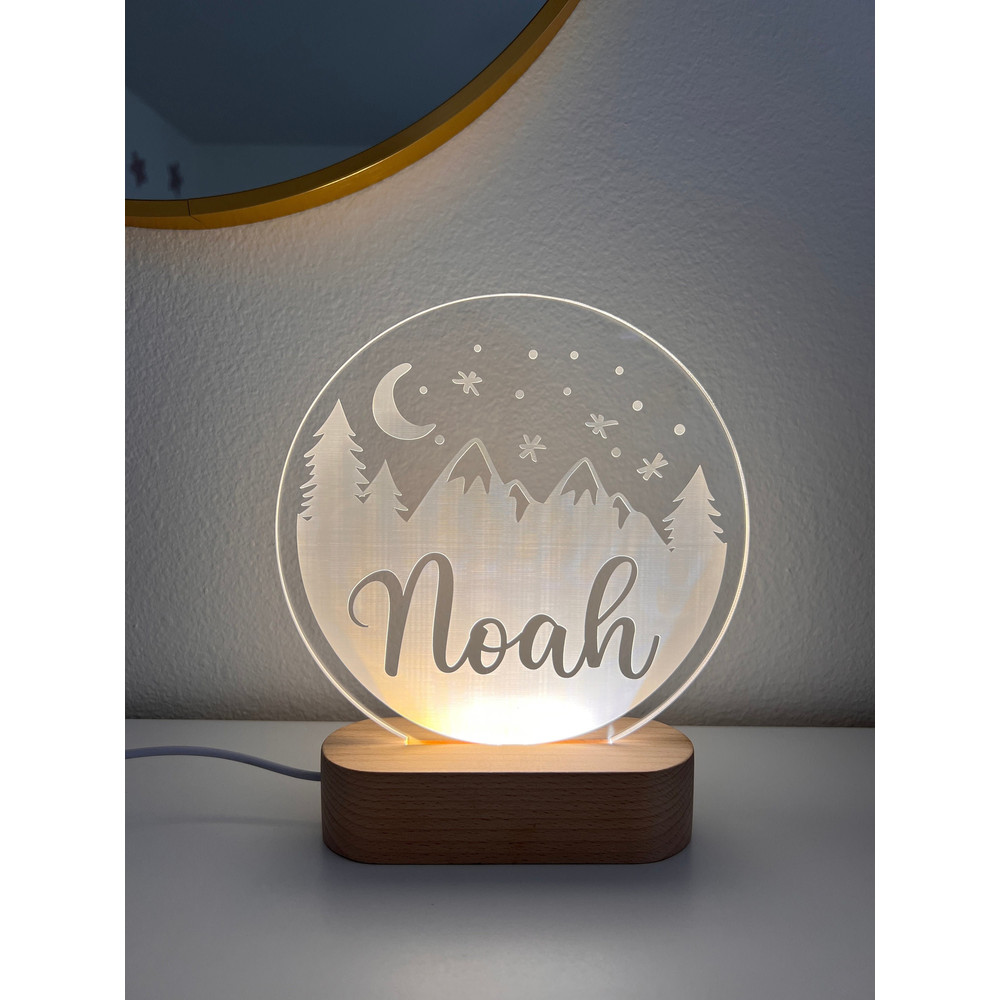 Mountains Custom Name Light Personalized Bedroom LED Cloud Decor Sign Light up Sign DaughterSon gift Sign Boy Gift Girl Gift.jpg