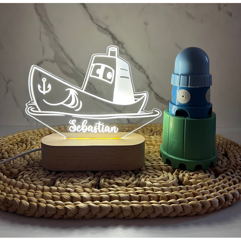 Ship Cartoon Custom Name Light  Personalized Bedroom LED Cloud Decor  Baby Shower Gift  Newborn Gift  Toddler Gift Kid Lamp.jpg