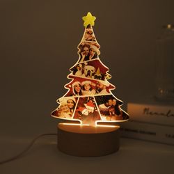 custom photos night light, personalised xmas photo light, unique home decor